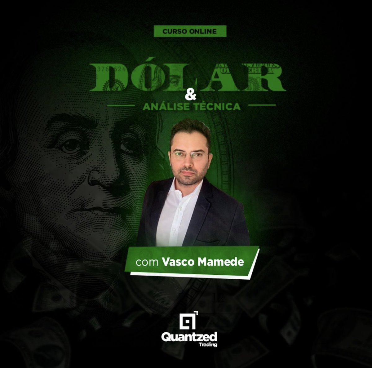 Quantzed Trading (Vasco Mamede) - Dólar & Análise Técnica